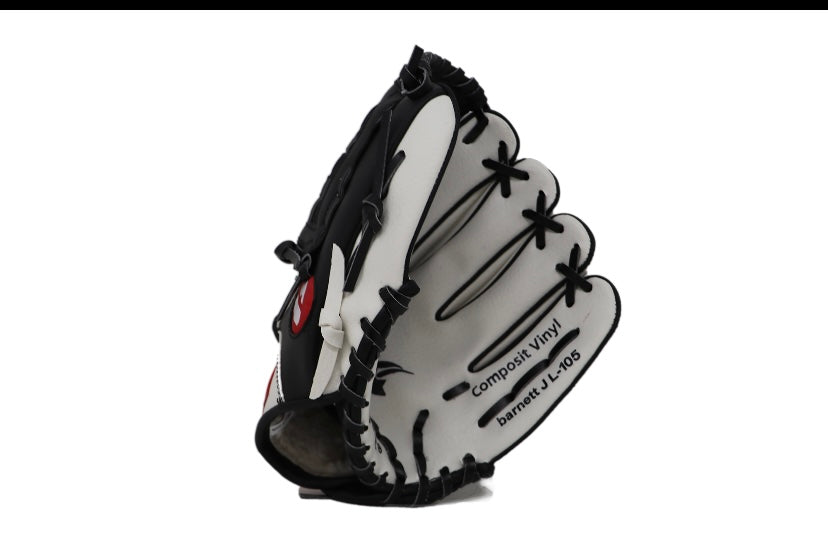 JL-105, Guante de béisbol  jardín, tamaño REG 10.5 blanco