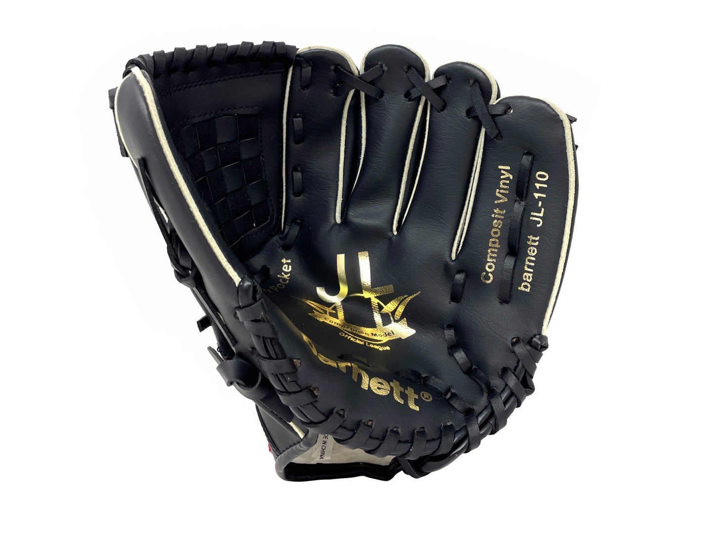 JL-110 Guante de béisbol compuesto, Infield, Tamaño 11 , Negro