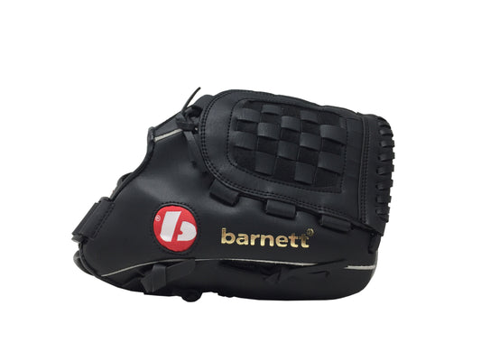 JL-120 GUANTE DE BEISBOL INICIACION NEGRO PU OUTFIELD 12