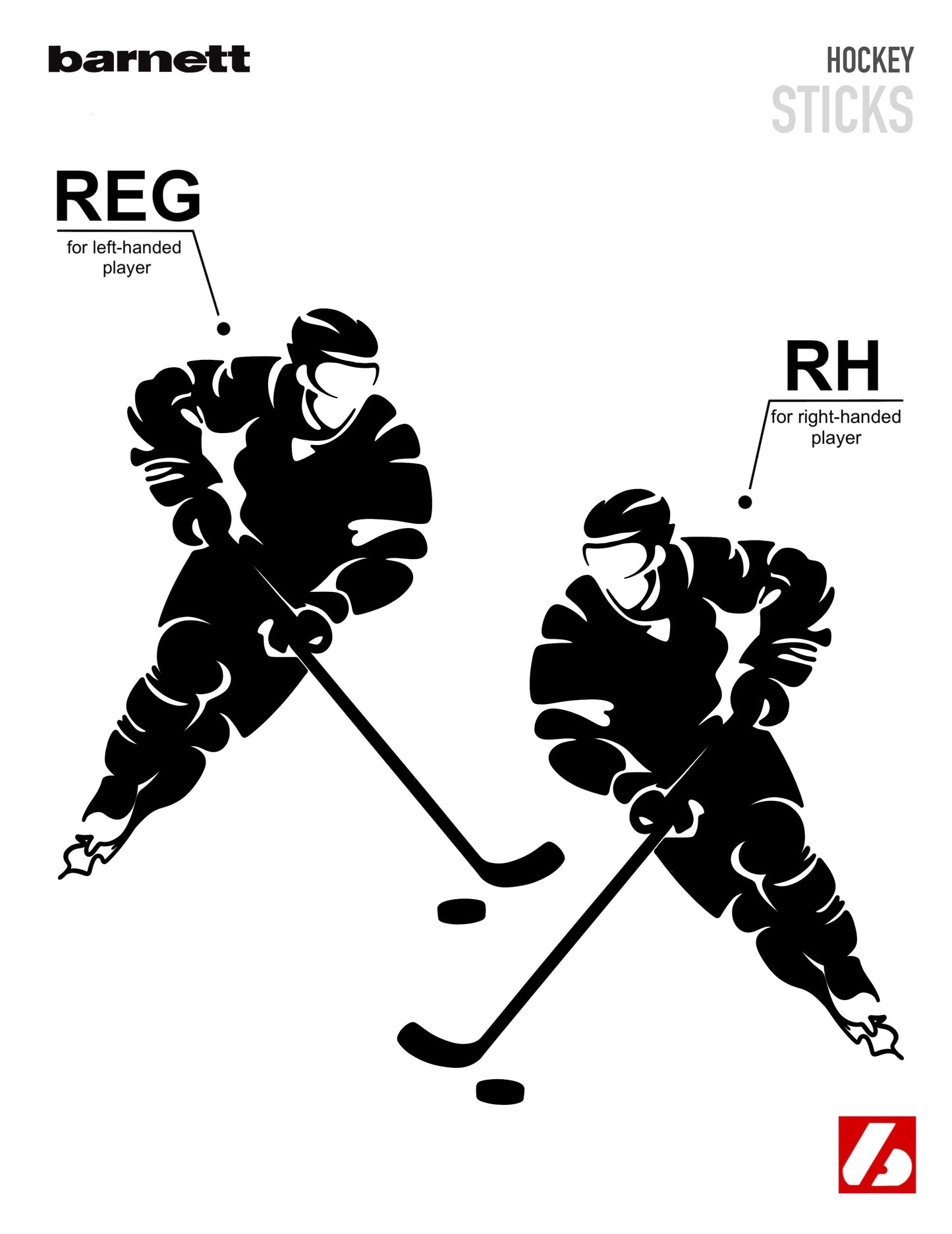 HS-Junior Palo de hockey de carbono