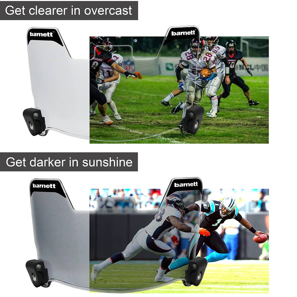 Barnett Football Eyeshield / Visor, Protección Ocular, Fotocromático