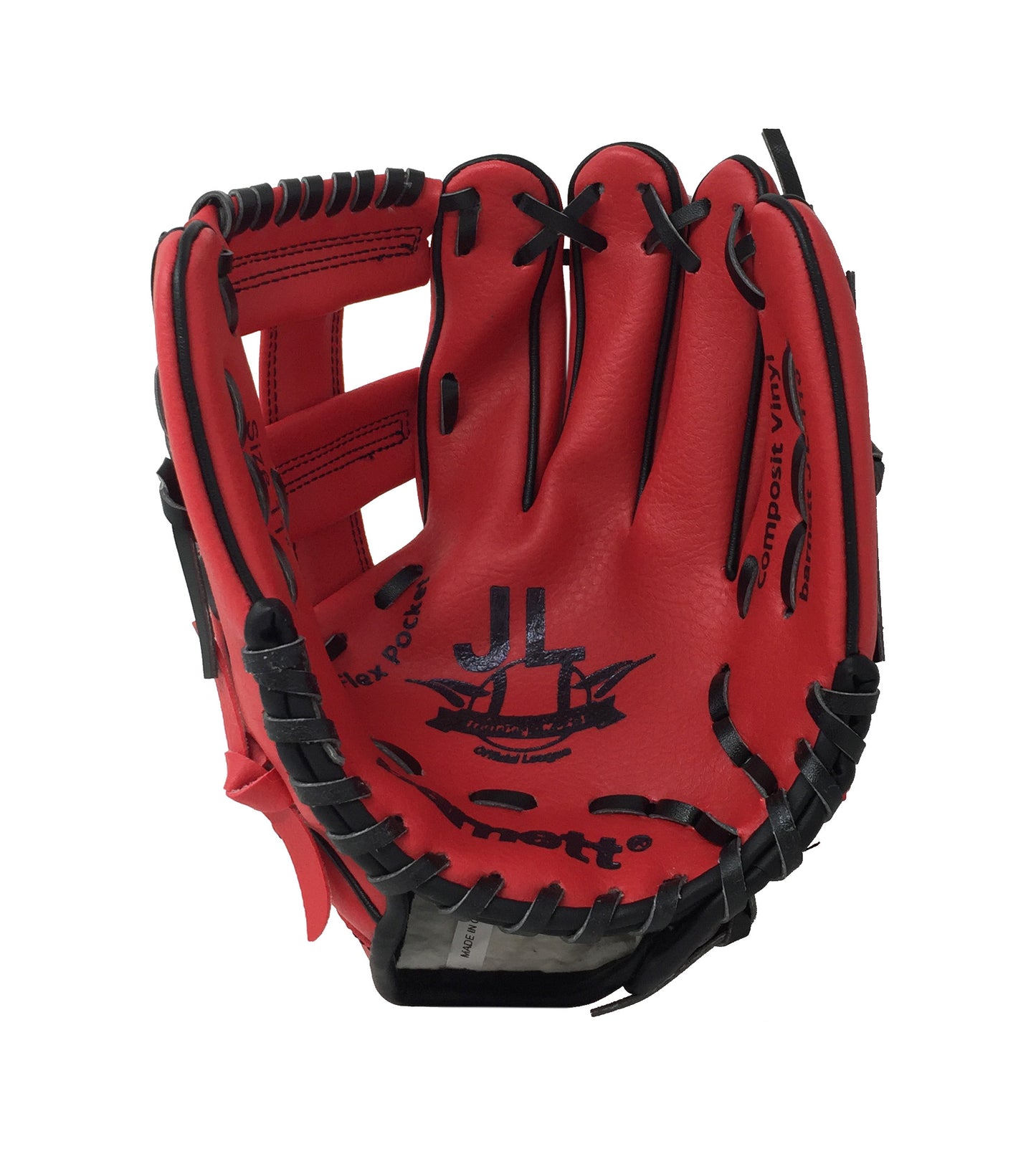 JL-110 REG - Guanti da baseball, outfiled,poliuretano, tamaño 11" Rojo