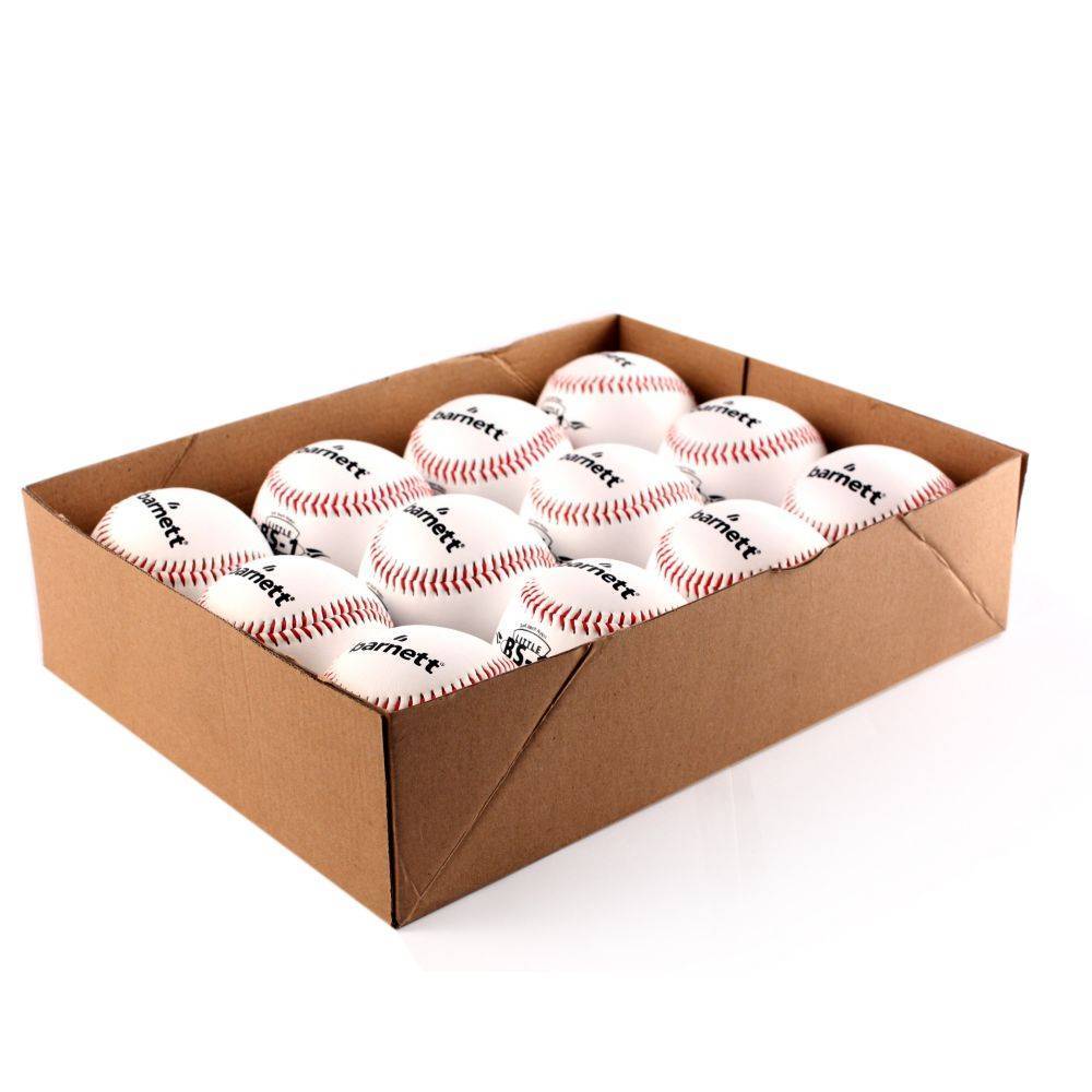 BS-1 Pelota de béisbol, 9'', blanca, 1 docena
