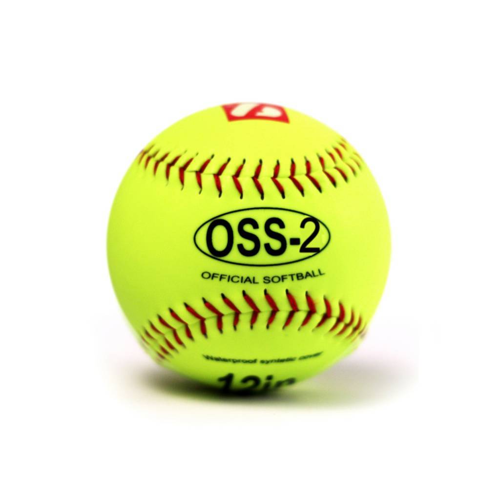 OSS-2 Pelota de iniciación, sófbol 12'', blanco, 1 docena
