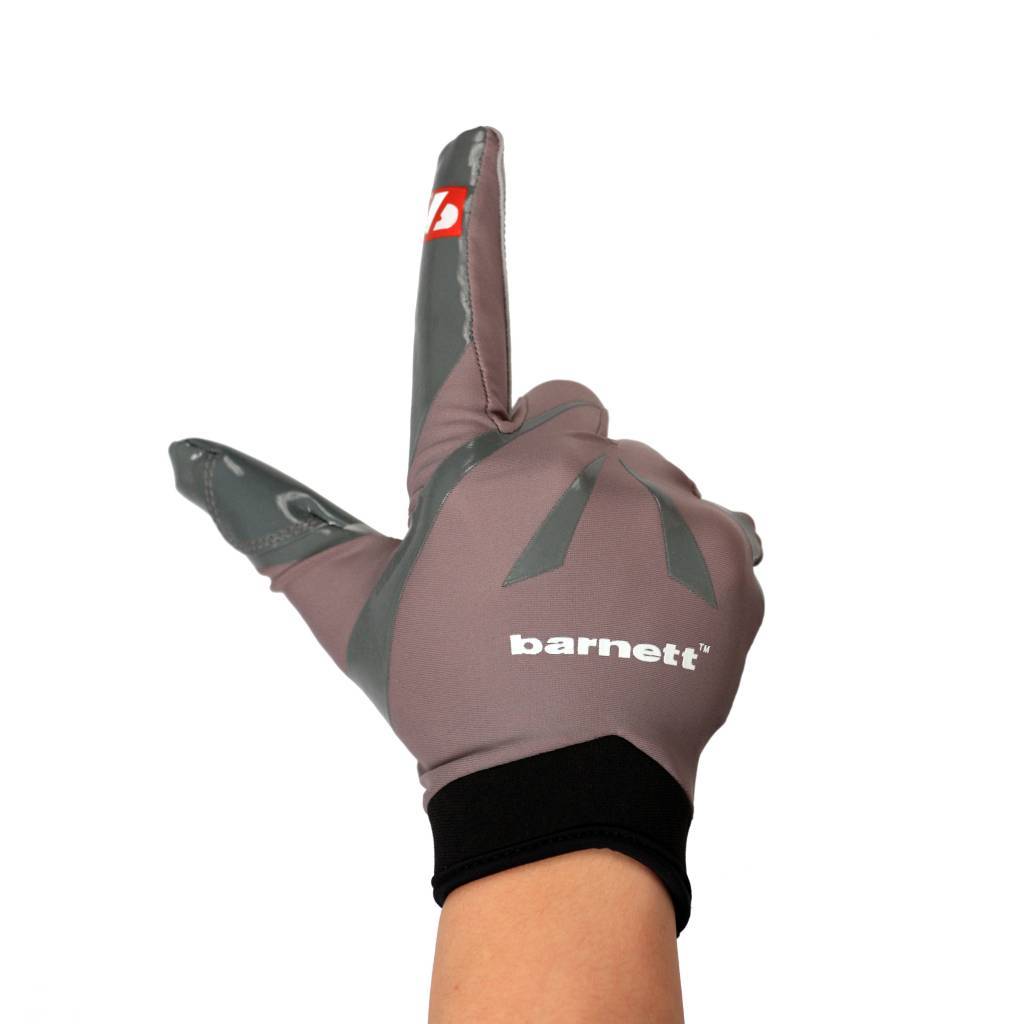 FRG-03 Guantes de fútbol americano para receptor, RE,DB,RB, Gris