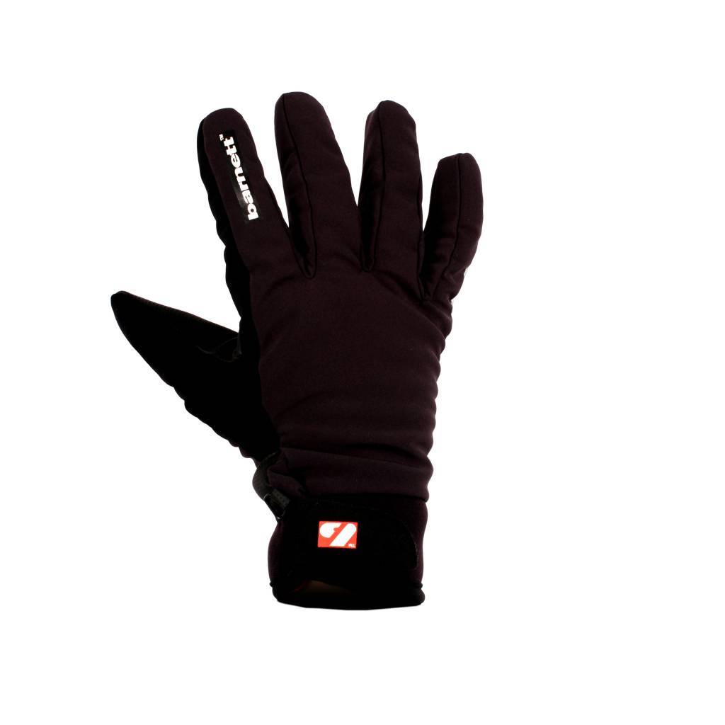 NBG-07 Guantes de esquí de invierno, softshell, negros