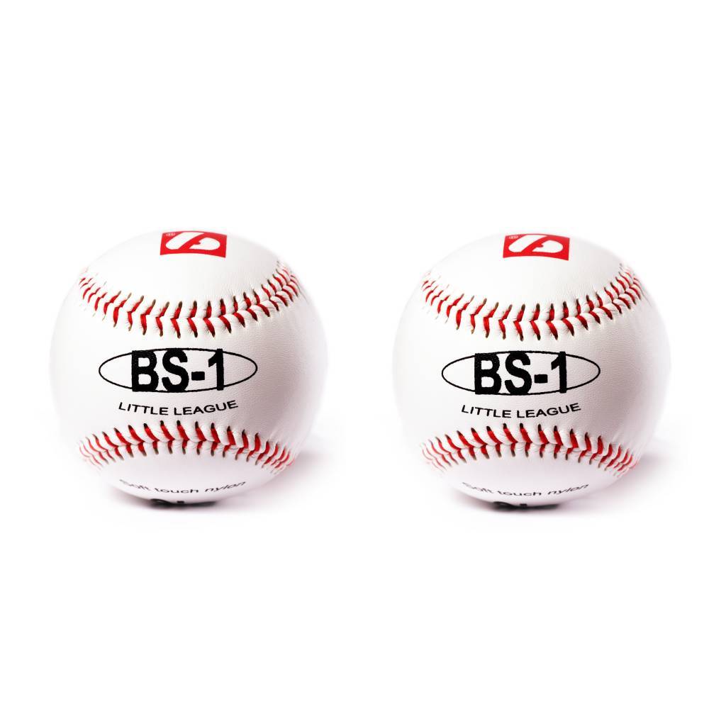 BS-1 Pelota de béisbol para la iniciación, 9'', blanca, 2 unidades