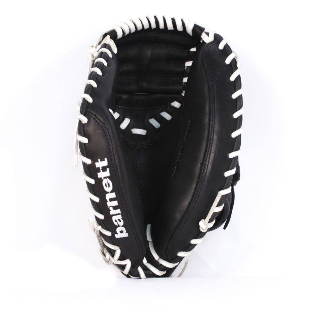 GL-203 Guante de beisbol, cuero, catcher, adulto 34, negro