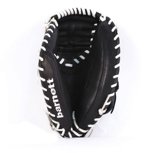 GL-203 Guante de beisbol, cuero, catcher, adulto 34, negro