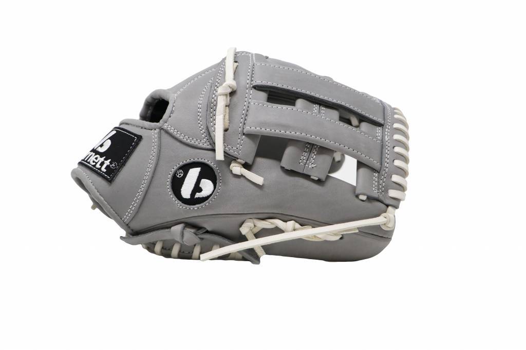 FL-117 guante de béisbol y softbol de alta calidad infield/fastpitch 11.7, gris claro