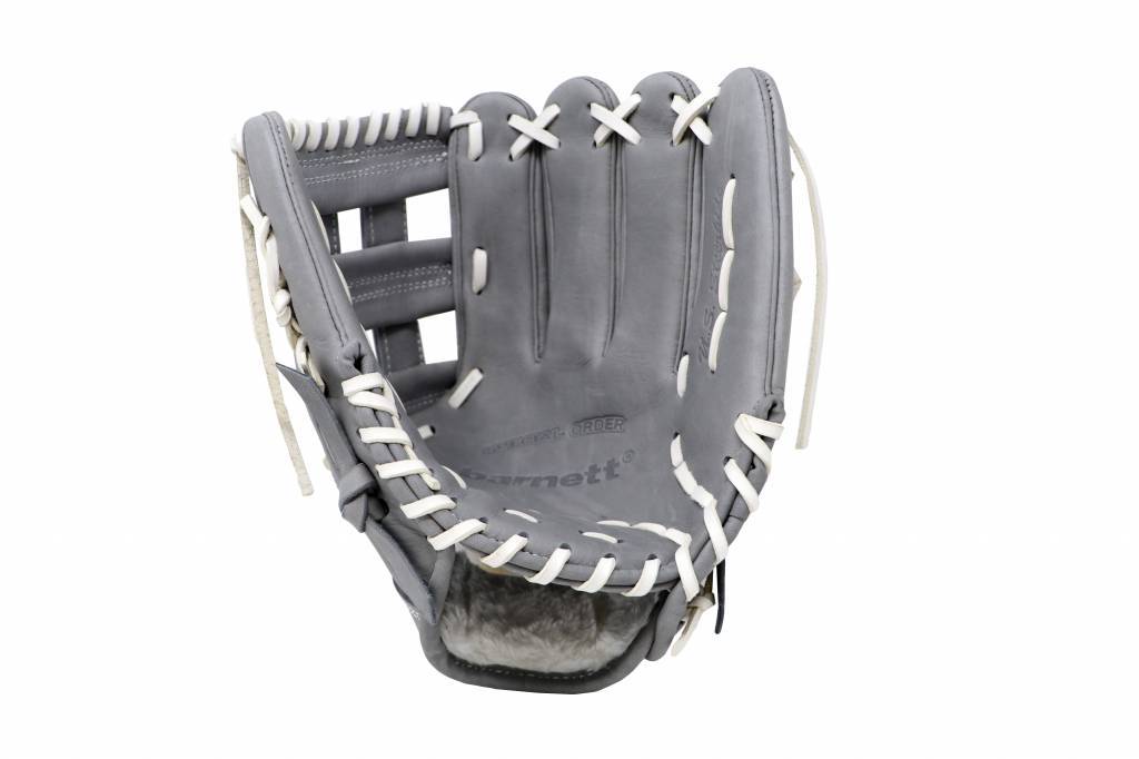 FL-117 guante de béisbol y softbol de alta calidad infield/fastpitch 11.7, gris claro