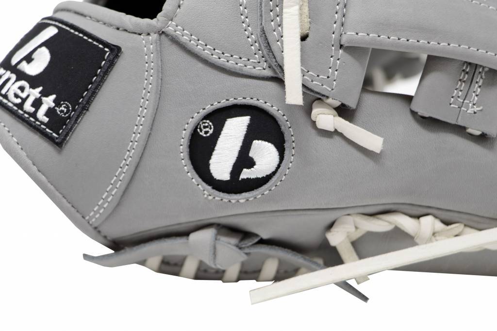 FL-117 guante de béisbol y softbol de alta calidad infield/fastpitch 11.7, gris claro