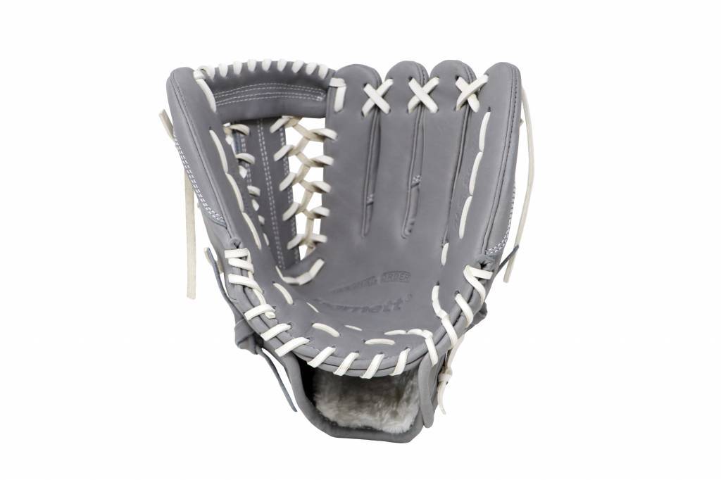 FL-125 guante de béisbol cuero de alta calidad infield/outfield/pitcher, gris claro