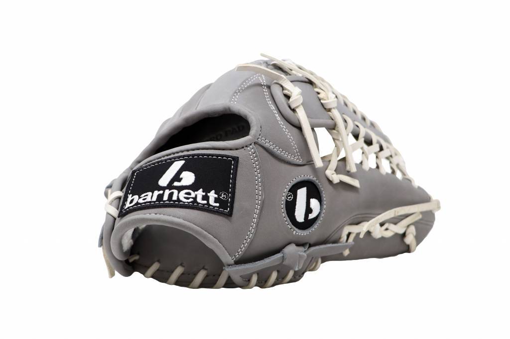 FL-127 guante de béisbol cuero de alta calidad infield/outfield/pitcher, gris claro