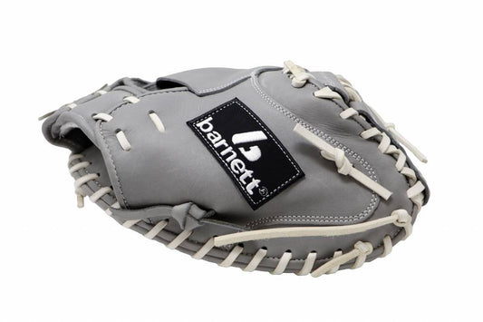 FL-203 guante de softball cuero de alta calidad catcher, gris claro