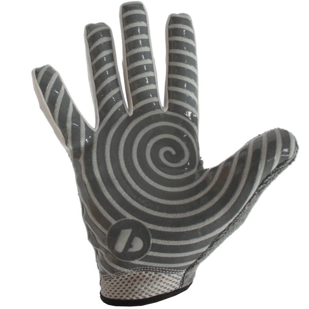 FRG-02 Nueva generación de guantes de fútbol americano para receptor, RE,DB,RB, gris
