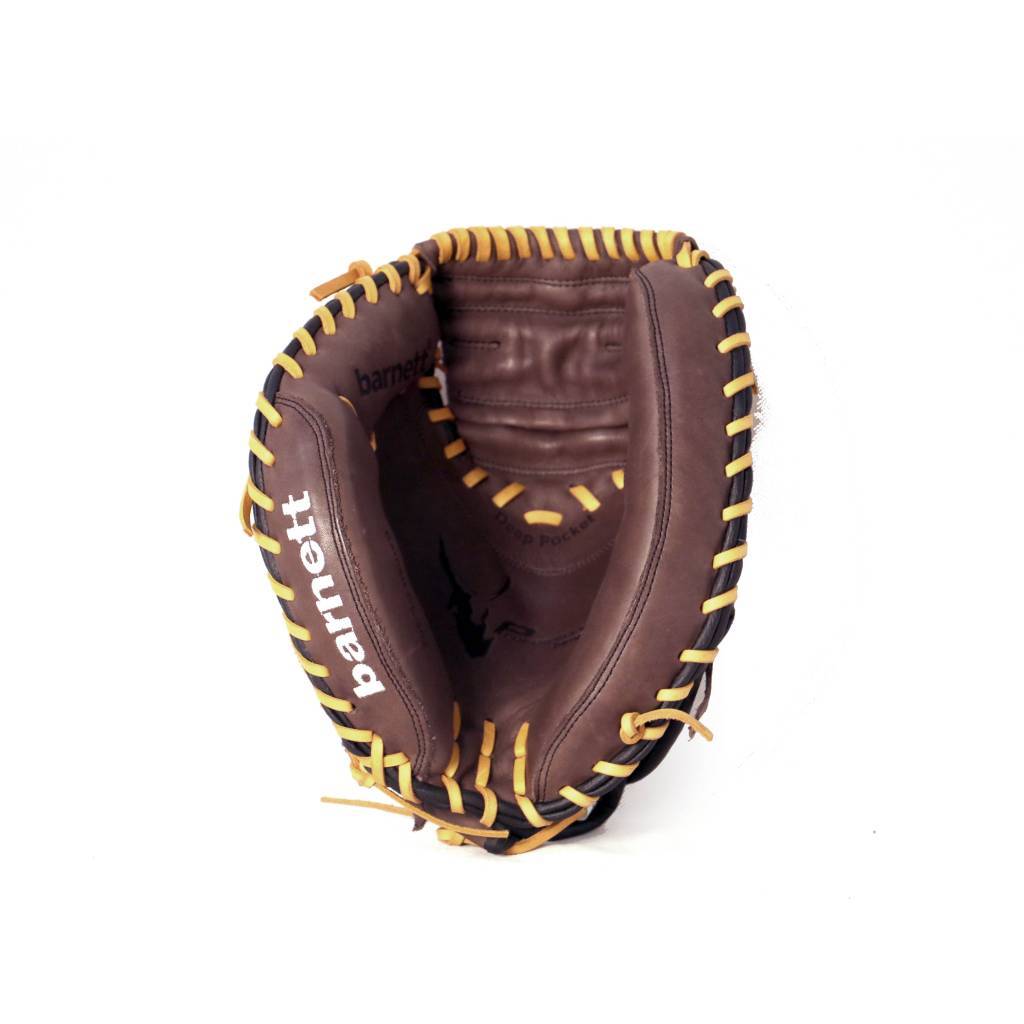 GL-202 Guante de béisbol, cuero, catcher, para adultos 32