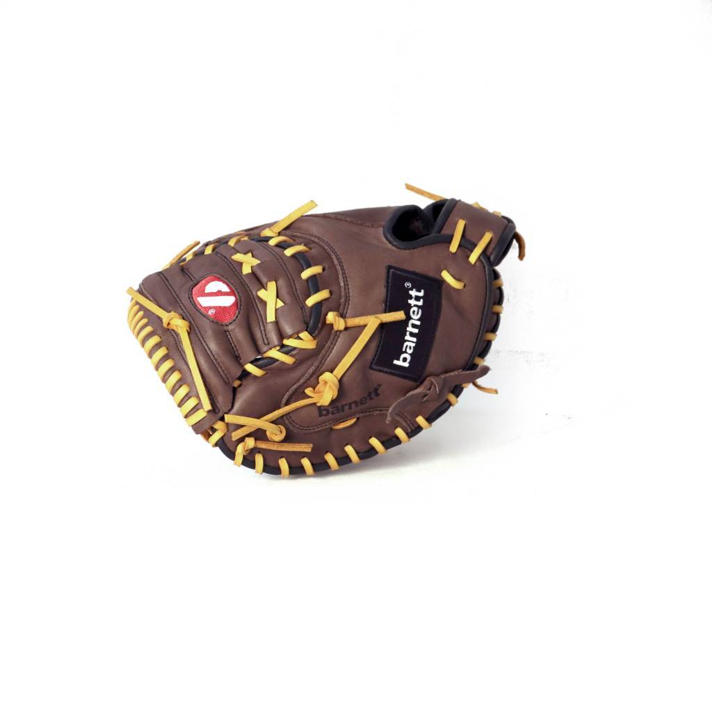 GL-202 Guante de béisbol, cuero, catcher, para adultos 32