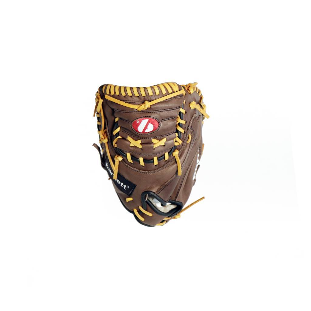 GL-202 Guante de béisbol, cuero, catcher, para adultos 32