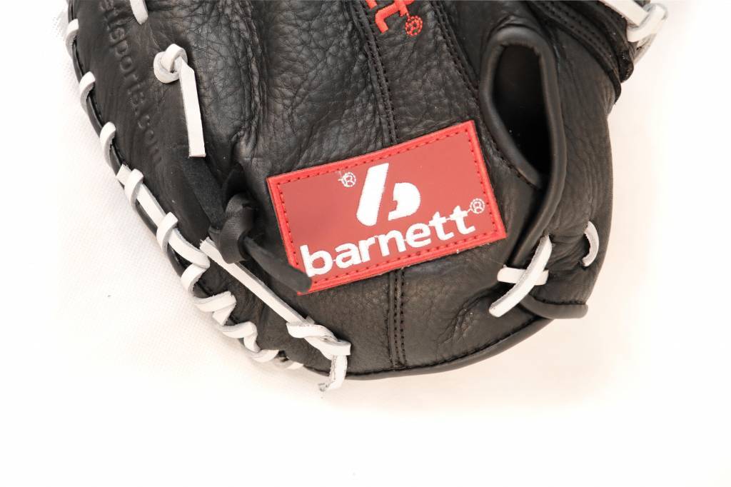 GL-301 competición 1er baser guante de béisbol, cuero genuino, adulto, negro
