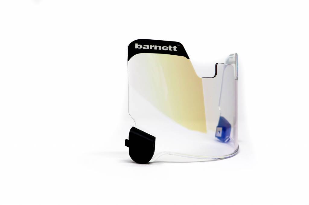 Barnett Football Eyeshield / Visor, Protección Ocular, Naranja